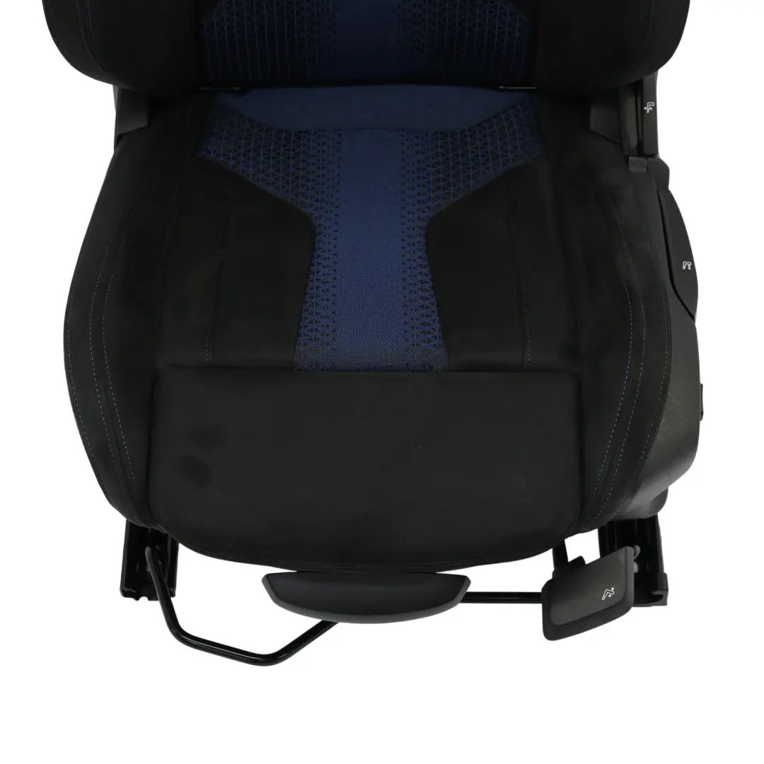 BMW F40 Fotel M Sport Przedni Lewy Przód Grzany Trigon Alcantara Czarny - SKU 5A1CBA5-1 - Numer Części 5A1CBA5