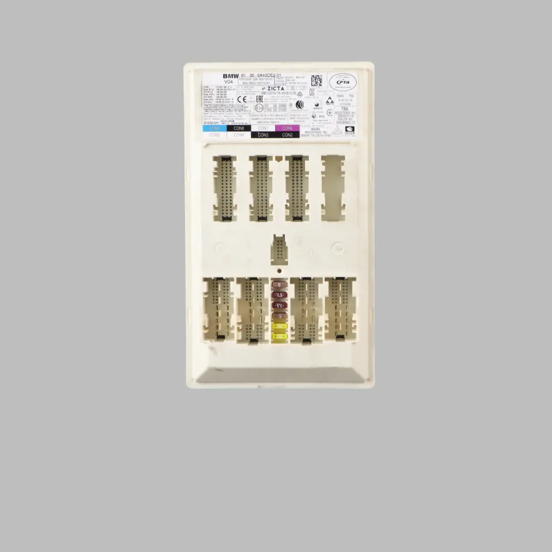 Body Domain Controller BDC Control Unit Module ECU to BMW F40 with Part number 5A43DE2 BMW F40 Body Domain Controller BDC Control Unit Module ECU - SKU 5A43DE2 - Part number 5A43DE2
