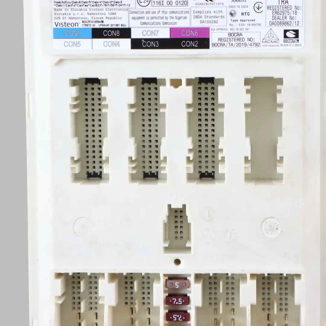 Body Domain Controller BDC Control Unit Module ECU to BMW F40 with Part number 5A43DE2 BMW F40 Body Domain Controller BDC Control Unit Module ECU - SKU 5A43DE2 - Part number 5A43DE2