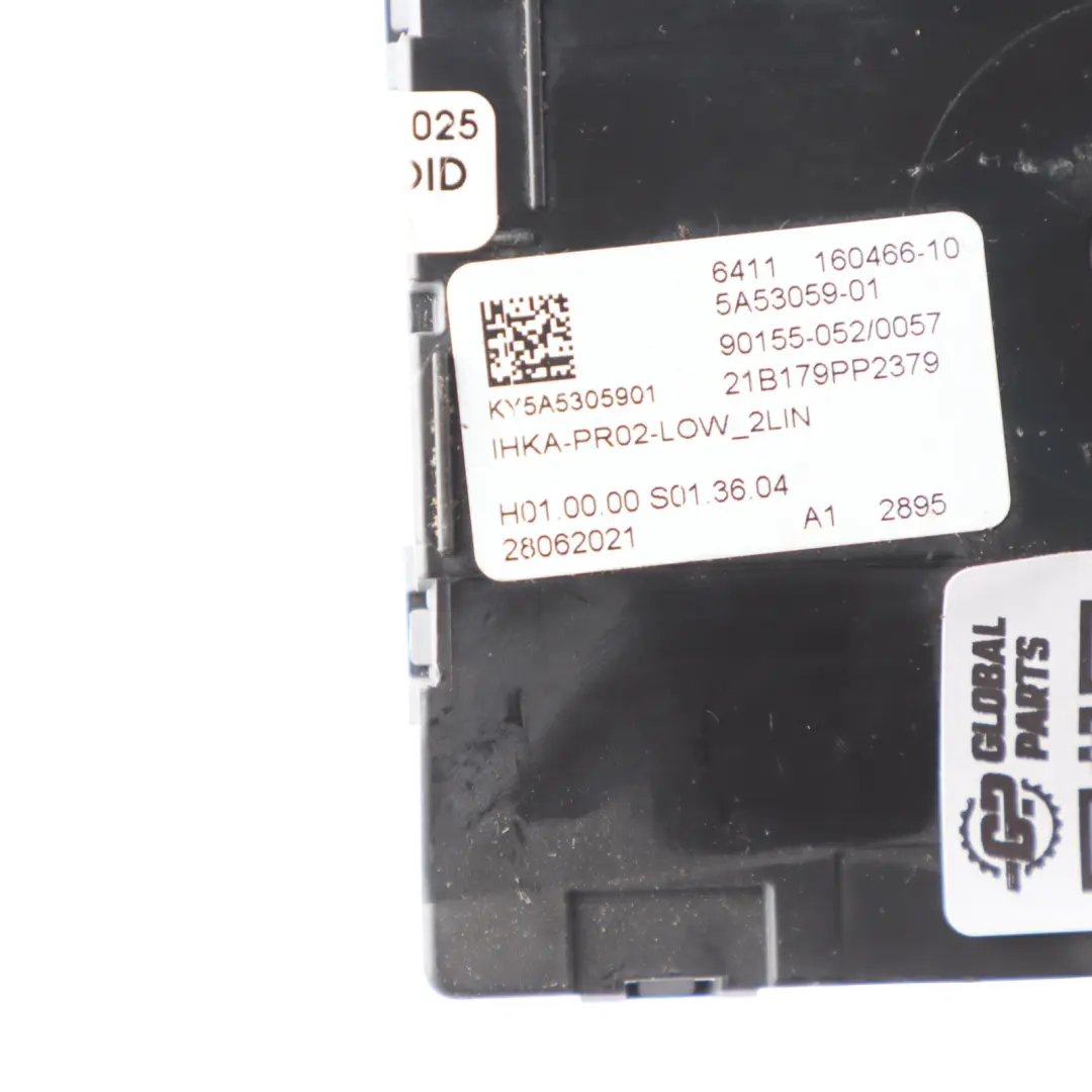 Heater Module BMW F40 F44 Air Conditioning System Control Unit ECU to with Part number 5A53059 Heater Module BMW F40 F44 Air Conditioning System Control Unit ECU - SKU 5A53059 - Part number 5A53059