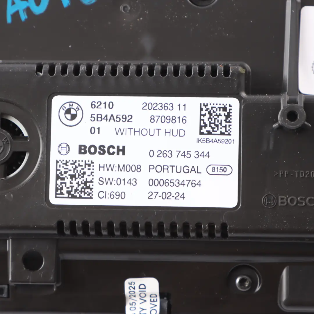 Speedometer Speedo Clocks Display Screen to BMW F40 with Part number 5B4A592 BMW F40 Speedometer Speedo Clocks Display Screen - SKU 5B4A592 - Part number 5B4A592