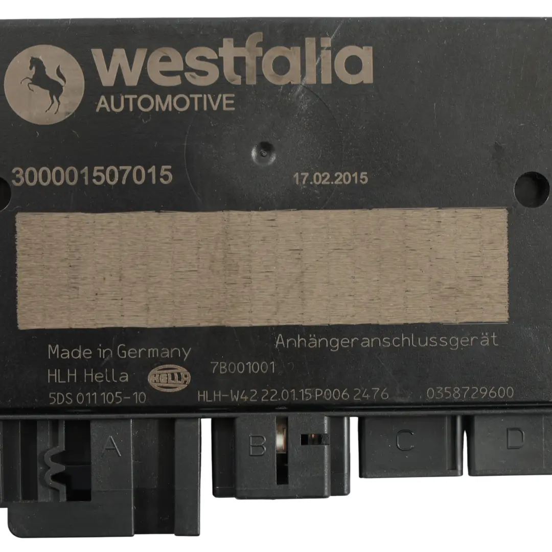 Audi A7 4G8 Westfalia Anhängekupplung Modul Steuergerät 506737 - SKU 5DS011105 - Teilenummer 5DS011105