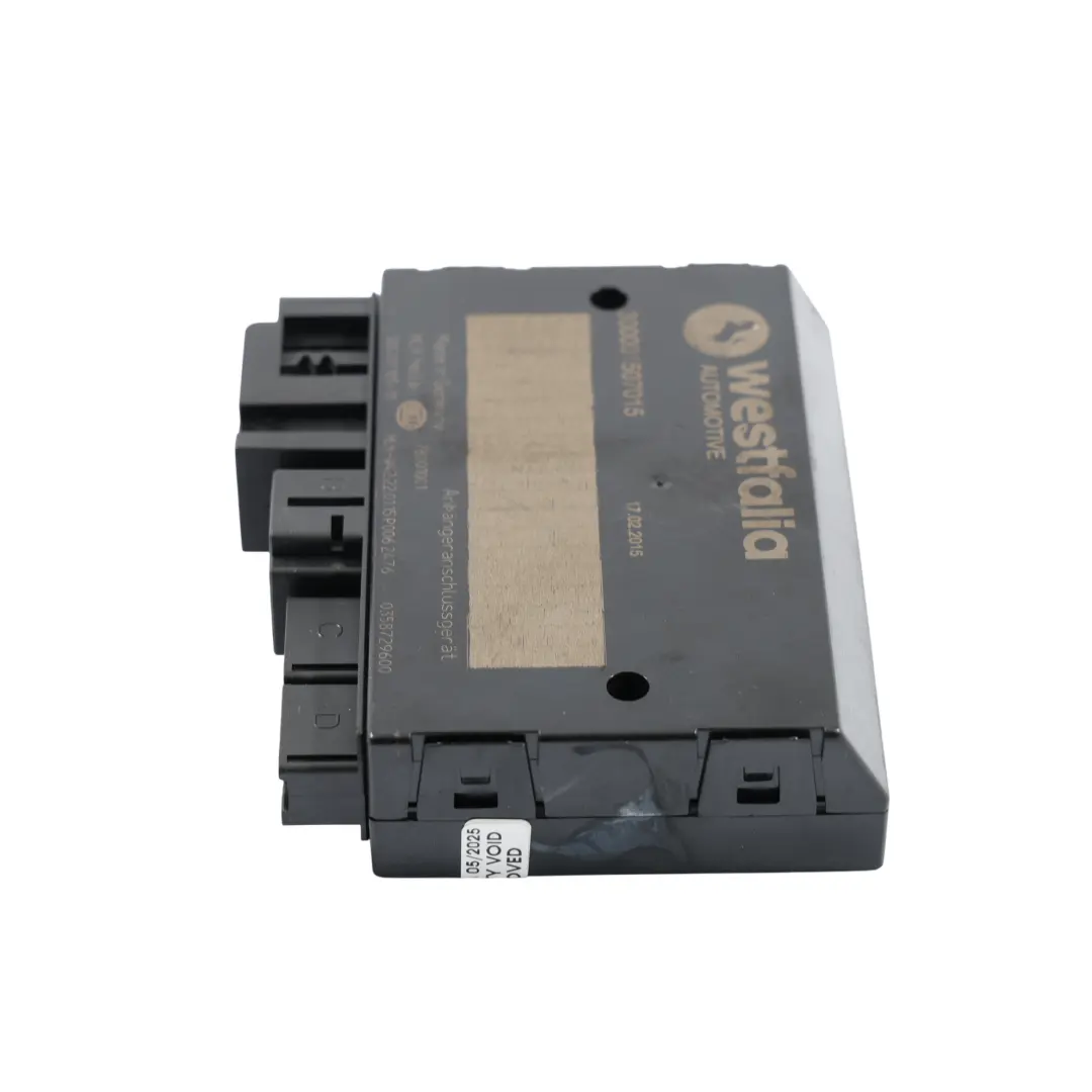4G8 Westfalia Anhängekupplung Modul Steuergerät 506737 für Audi A7 mit Teilenummer 5DS011105 Audi A7 4G8 Westfalia Anhängekupplung Modul Steuergerät 506737 - SKU 5DS011105 - Teilenummer 5DS011105
