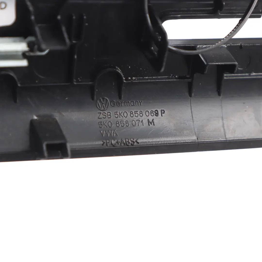 Volkswagen Golf Mk6 1K Dashboard Heizung Bedienfeld Abdeckung Surround Schwarz - SKU 5K0858069P - Teilenummer 5K0858069P