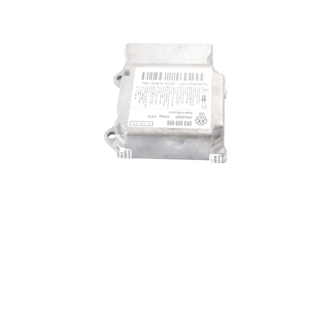 Volkswagen VW Golf Mk6 1K Moduł Sensor Sterownik Airbag ECU - SKU 5K0959655 - Numer Części 5K0959655