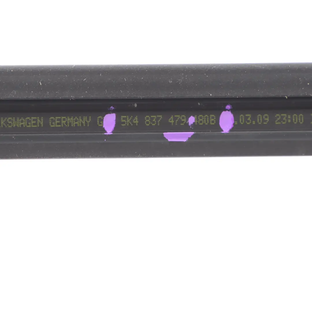 VW Golf 5 Front Door Window Seal Weatherstrip Left N/S Trim Strip - SKU 5K4837479B - Part number 5K4837479B