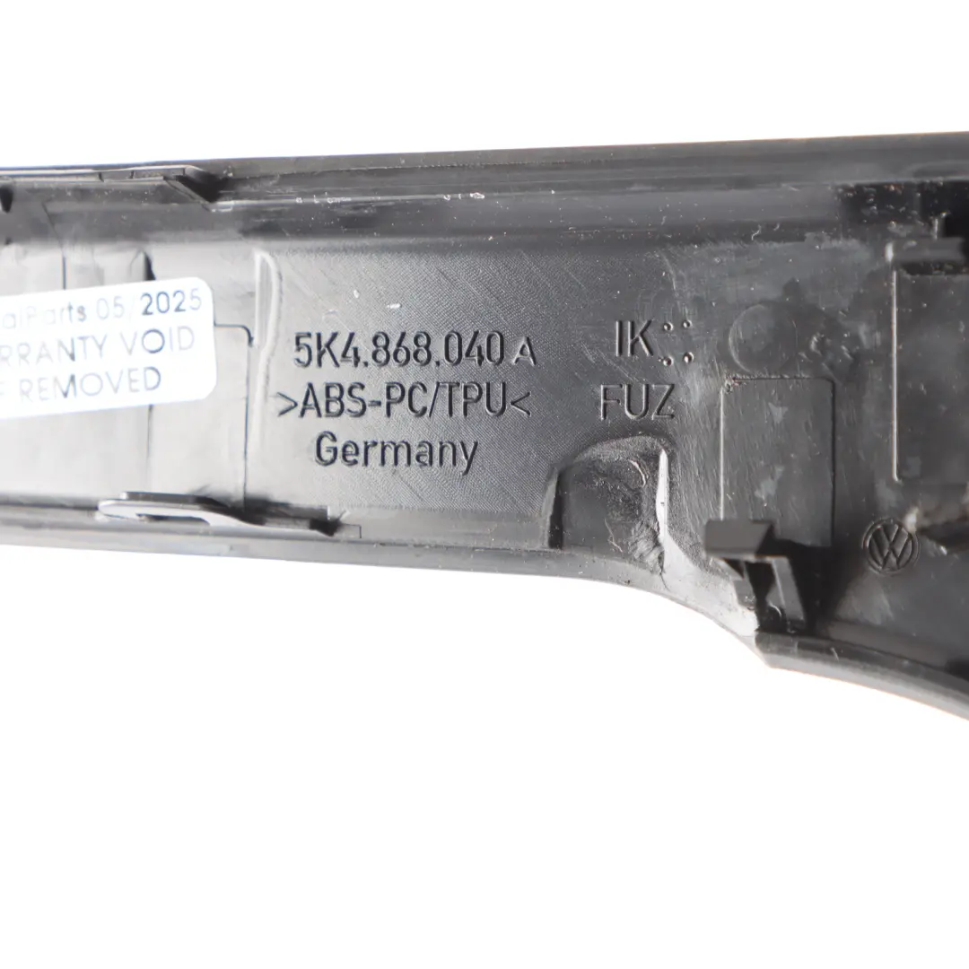 Mk5 Interior Front Door Handle Grab Trim Right O/S to Volkswagen Golf with Part number 5K4868040A Volkswagen Golf Mk5 Interior Front Door Handle Grab Trim Right O/S - SKU 5K4868040A - Part number 5K4868040A