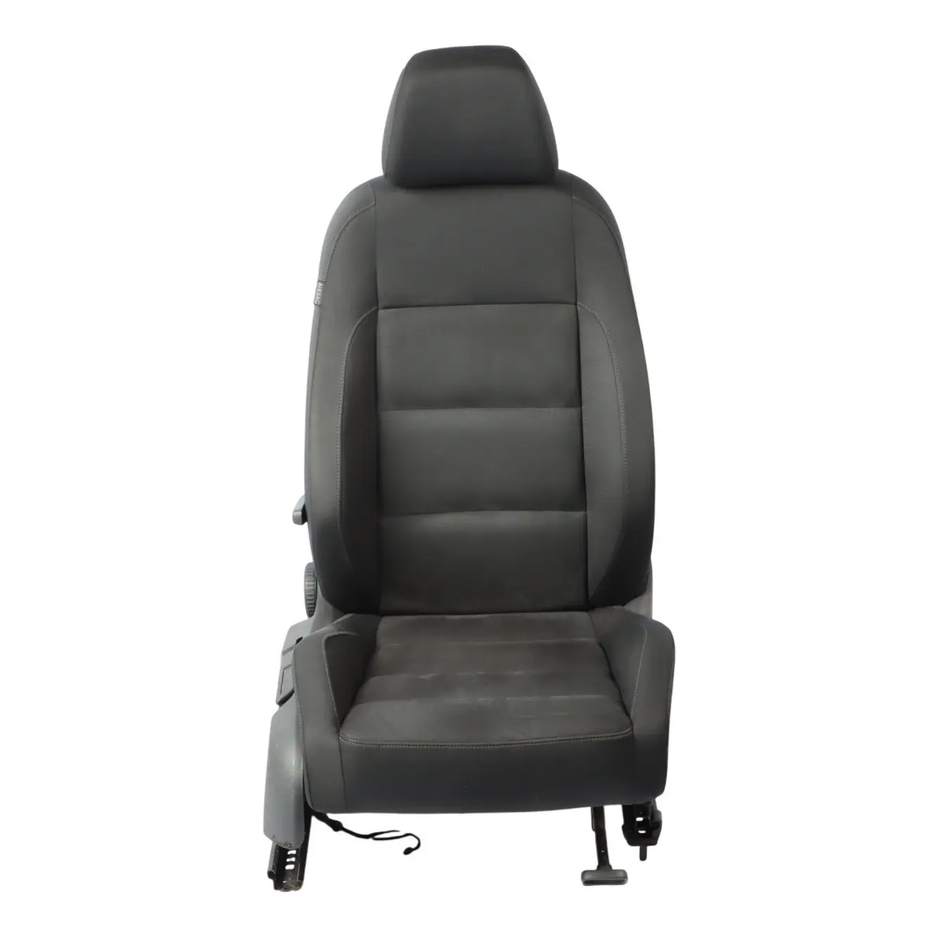 Volkswagen Golf MK6 Sedile Anteriore Destro Tessuto Nero Titanio