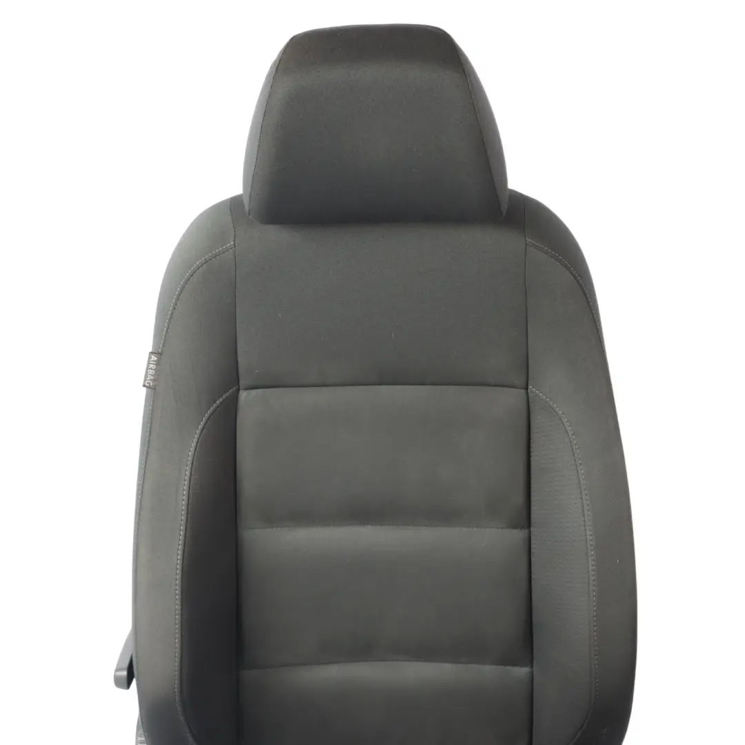 Mk6 Front Seat Interior Cloth Fabric Titan Black Right O/S to VW Volkswagen Golf with Part number 5K4881805BC VW Volkswagen Golf Mk6 Front Seat Interior Cloth Fabric Titan Black Right O/S - SKU 5K4881805BC-1 - Part number 5K4881805BC