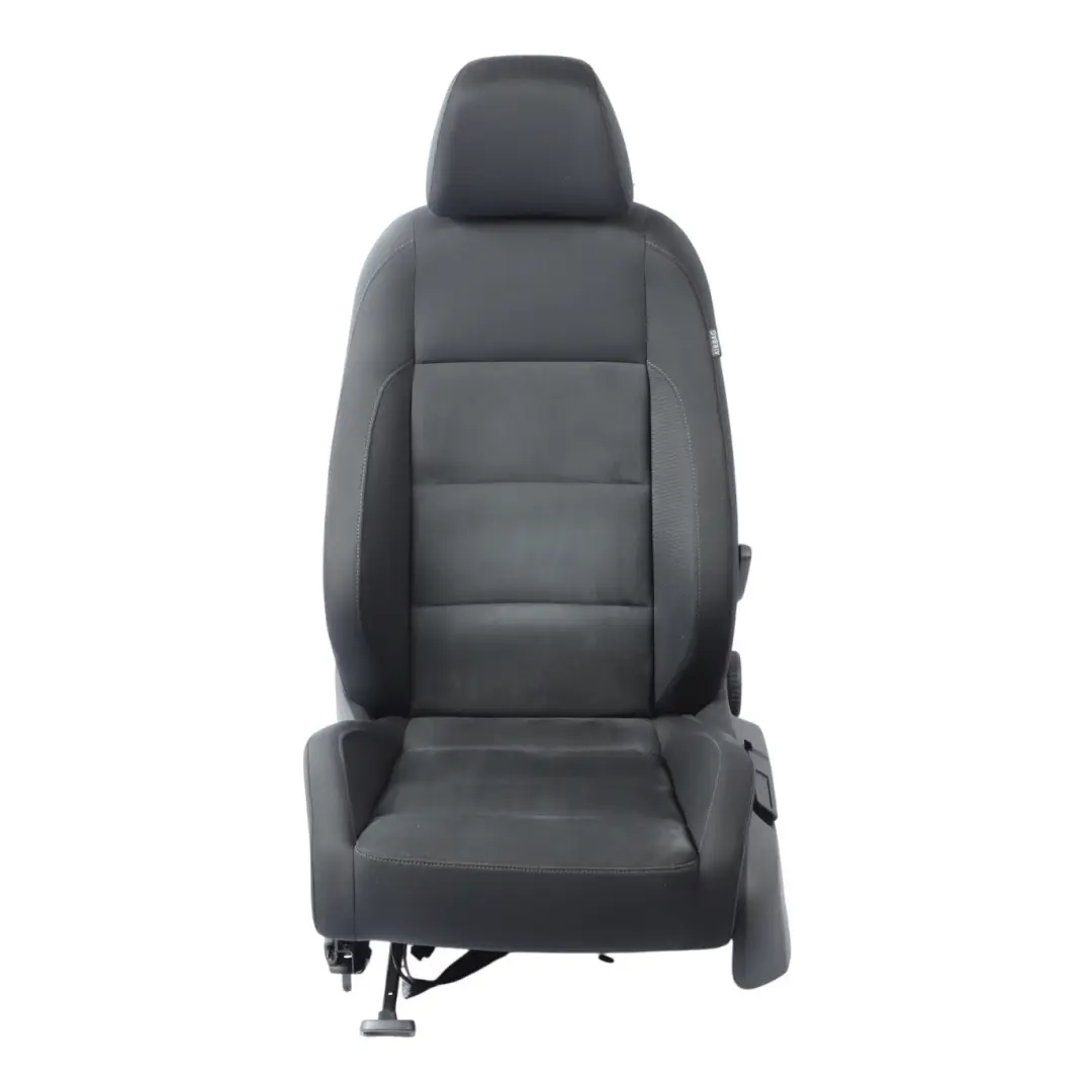 VW Volkswagen Golf Mk6 Front Seat Interior Cloth Fabric Titan Black Left N/S - SKU 5K4881805BC-2 - Part number 5K4881805BC