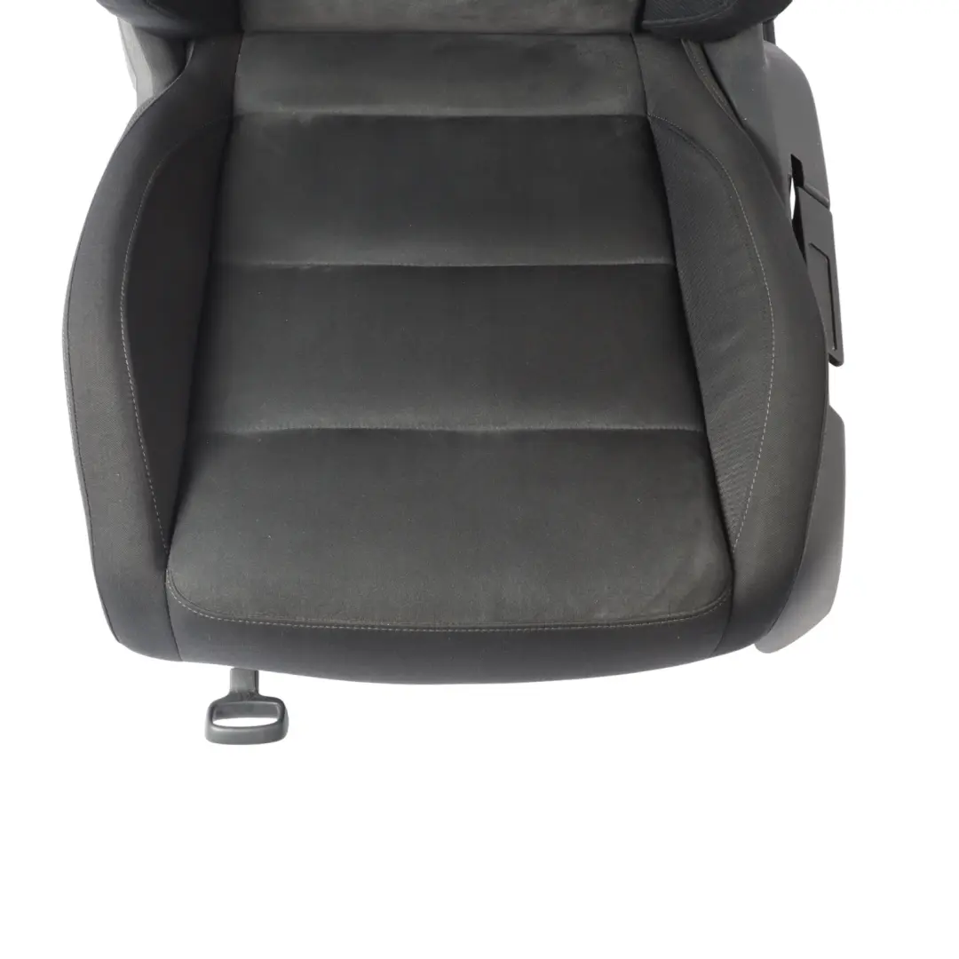 VW Volkswagen Golf Mk6 Front Seat Interior Cloth Fabric Titan Black Left N/S - SKU 5K4881805BC-2 - Part number 5K4881805BC