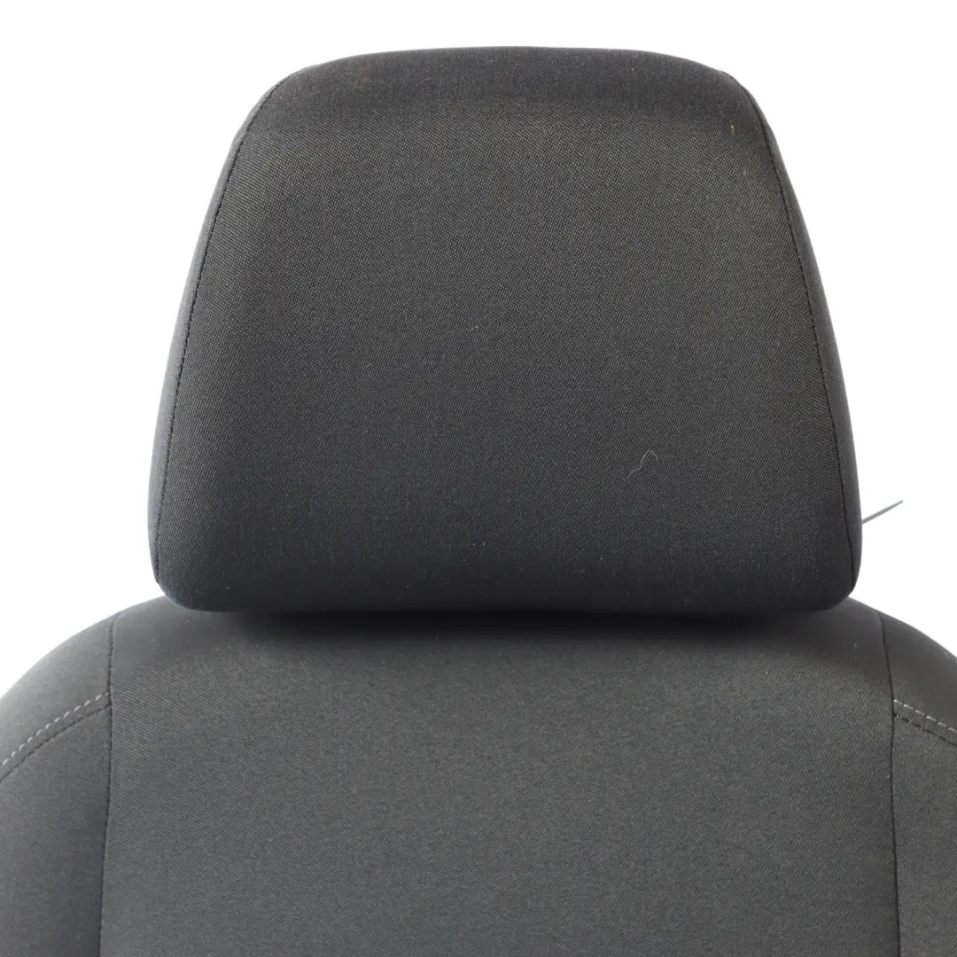 VW Volkswagen Golf Mk6 Front Seat Interior Cloth Fabric Titan Black Left N/S - SKU 5K4881805BC-2 - Part number 5K4881805BC