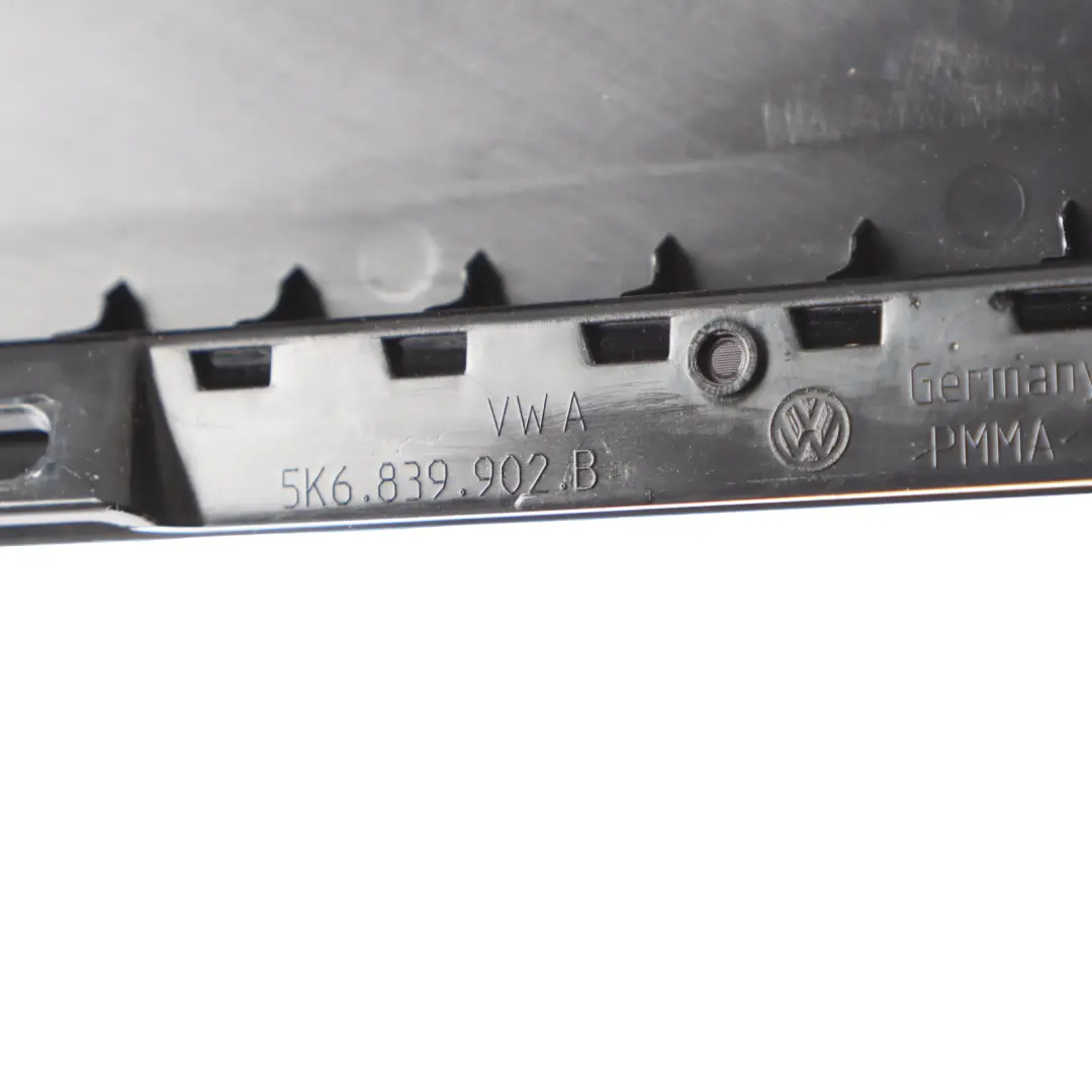 Volkswagen Golf Mk6 Pillar B Exterior Door Trim Rear Right O/S Cover - SKU 5K6839902B - Part number 5K6839902B