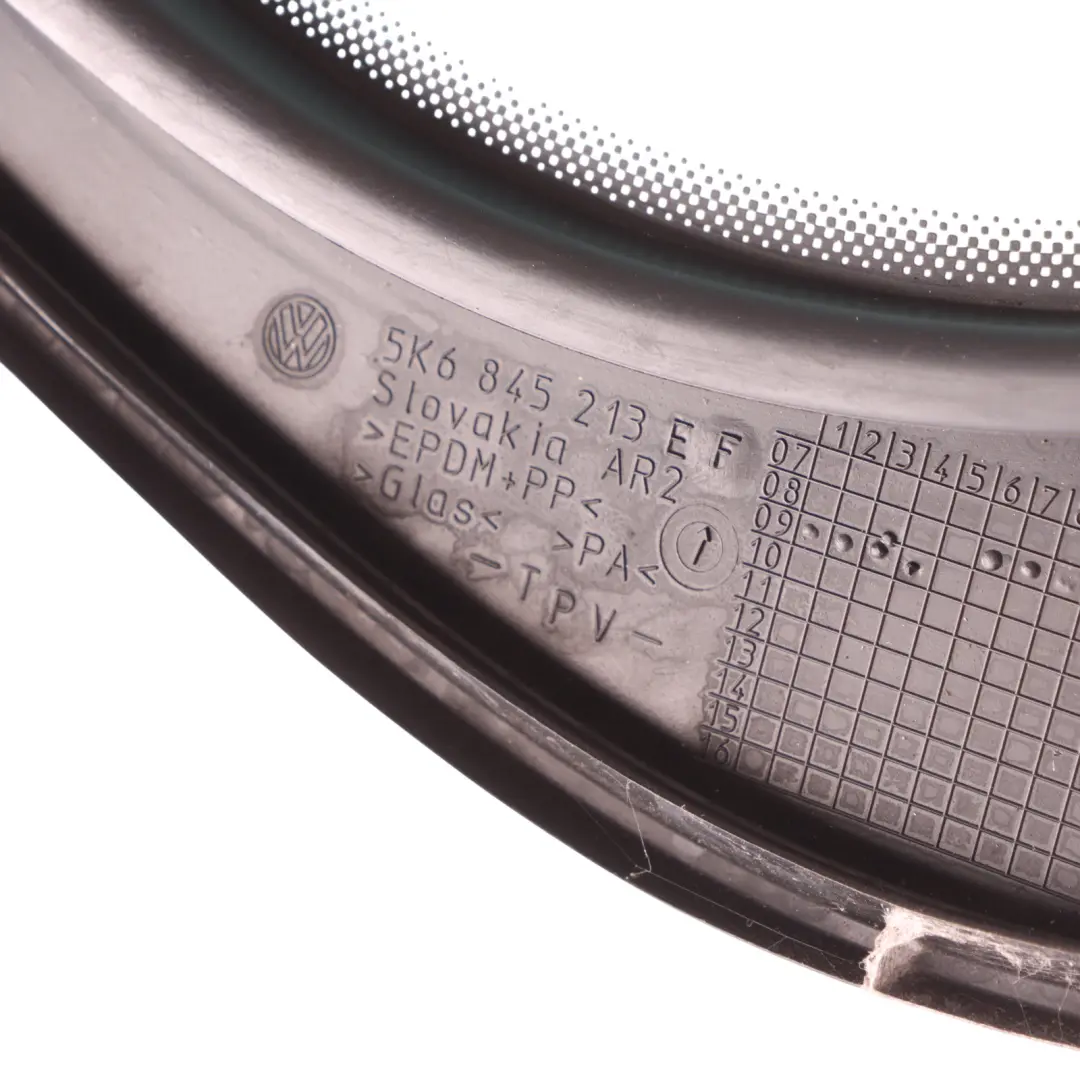 Volkswagen VW Golf Mk6 Hinten Links Viertel Seitenscheibe Glas Getönt 65% - SKU 5K6845213F - Teilenummer 5K6845213F