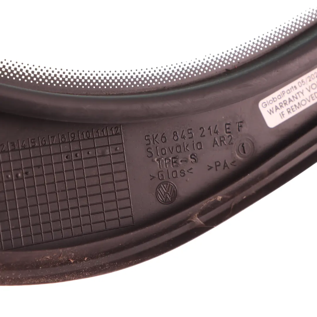 Szyba Karoseryjna Prawy Tył Prawa Tylna do Volkswagen Golf 6 o numerze 5K6845214F Volkswagen Golf 6 Szyba Karoseryjna Prawy Tył Prawa Tylna - SKU 5K6845214F - Numer Części 5K6845214F