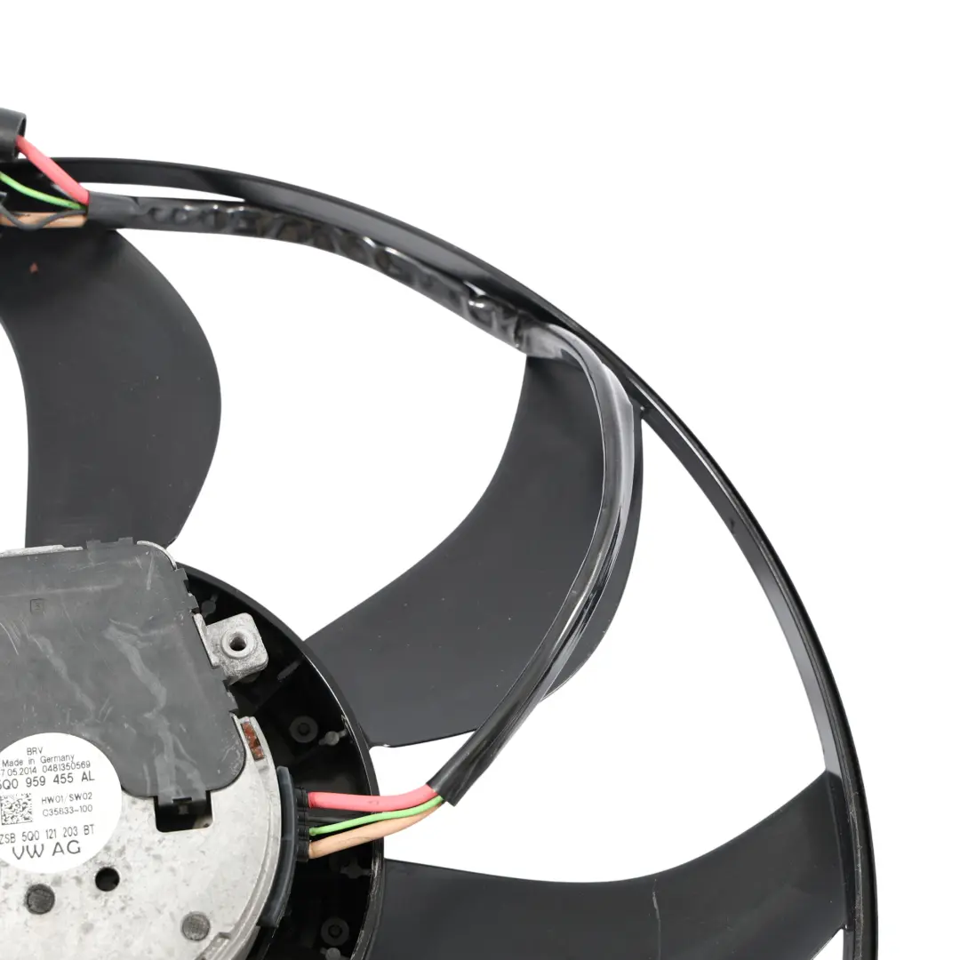 Ventilador Radiador Unidad Soplador Refrigeración Motor para Audi A3 8V con número de pieza 5Q0121203G Audi A3 8V Ventilador Radiador Unidad Soplador Refrigeración Motor - SKU 5Q0121203G - Número de pieza 5Q0121203G