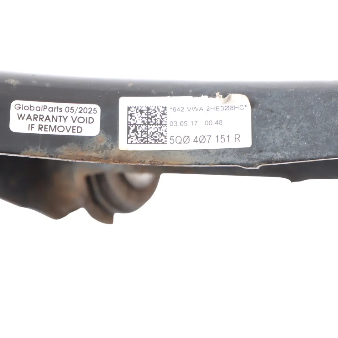 Front Axle Wishbone Lower Control Arm Left N/S Suspension to Audi A3 8V with Part number 5Q0407151R Audi A3 8V Front Axle Wishbone Lower Control Arm Left N/S Suspension - SKU 5Q0407151R - Part number 5Q0407151R