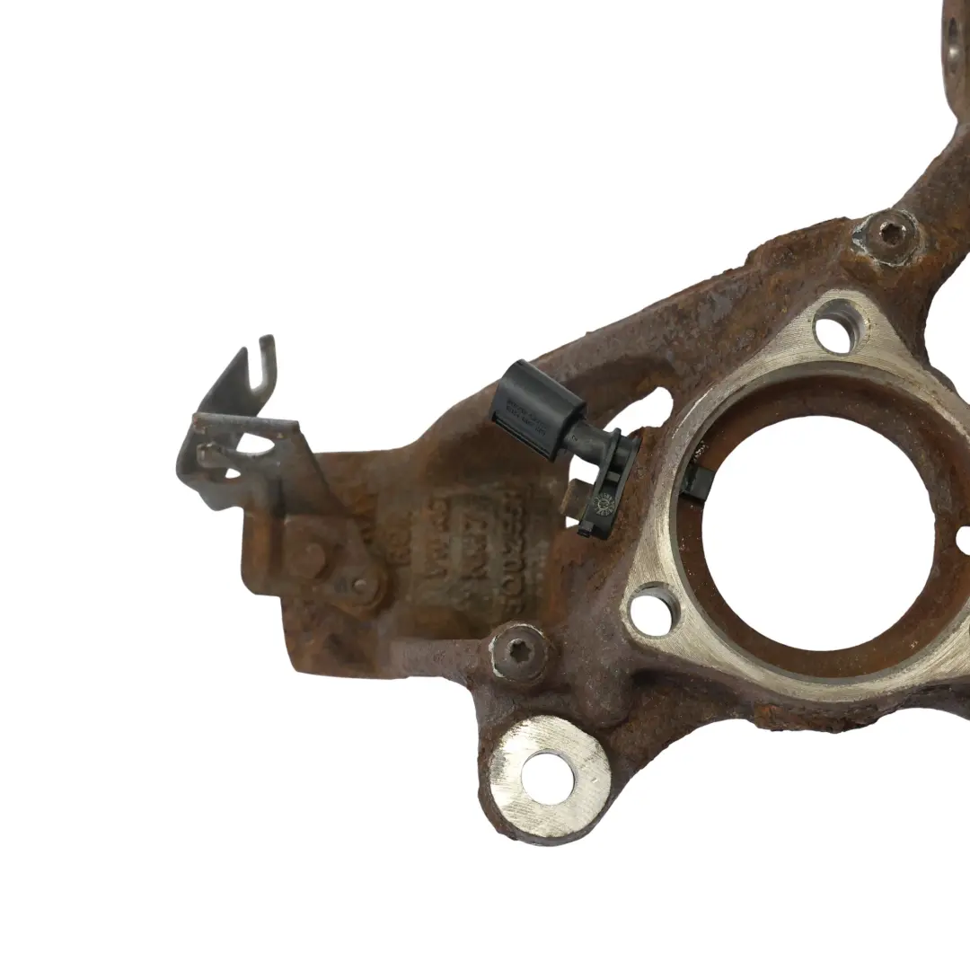 Audi A3 8V Front Steering Hub Knuckle Left N/S - SKU 5Q0407255Q-1 - Part number 5Q0407255Q