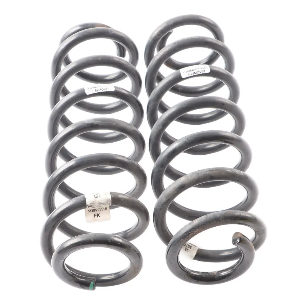 Suspension Rear Left Right N/O/S Set to Audi VW Seat Skoda Spring with Part number 5Q0511115FK Audi VW Seat Skoda Spring Suspension Rear Left Right N/O/S Set - SKU 5Q0511115FK - Part number 5Q0511115FK