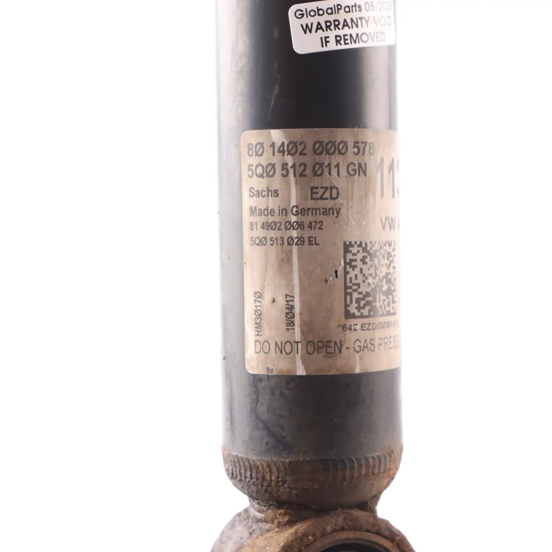 Axle Strut Shock Absorber Left Right N/O/S to Audi A3 8V Rear with Part number 5Q0513029EL Audi A3 8V Rear Axle Strut Shock Absorber Left Right N/O/S - SKU 5Q0513029EL - Part number 5Q0513029EL