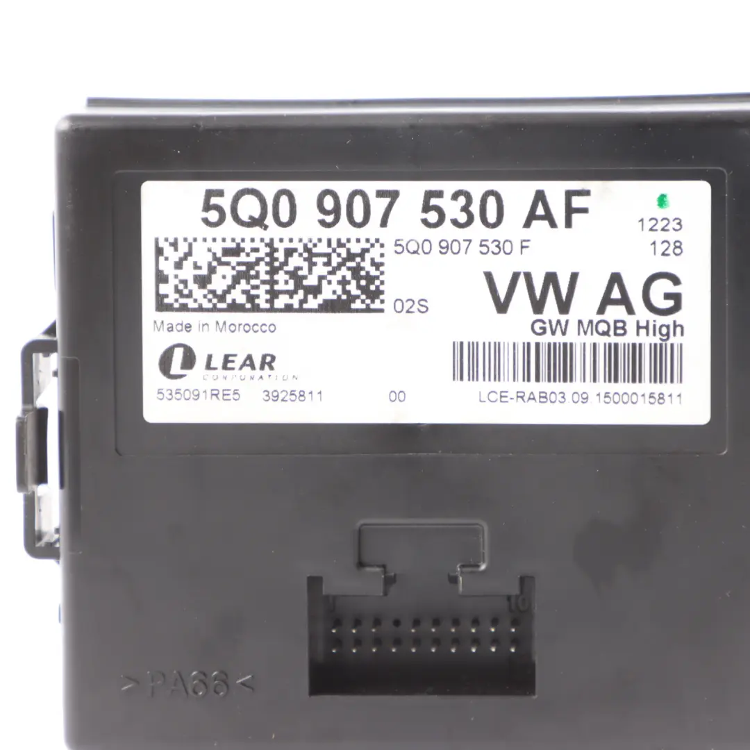 Moduł Sterujący Gateway ECU do Volkswagen Seat Skoda Audi o numerze 5Q0907530AF Volkswagen Seat Skoda Audi Moduł Sterujący Gateway ECU - SKU 5Q0907530AF - Numer Części 5Q0907530AF