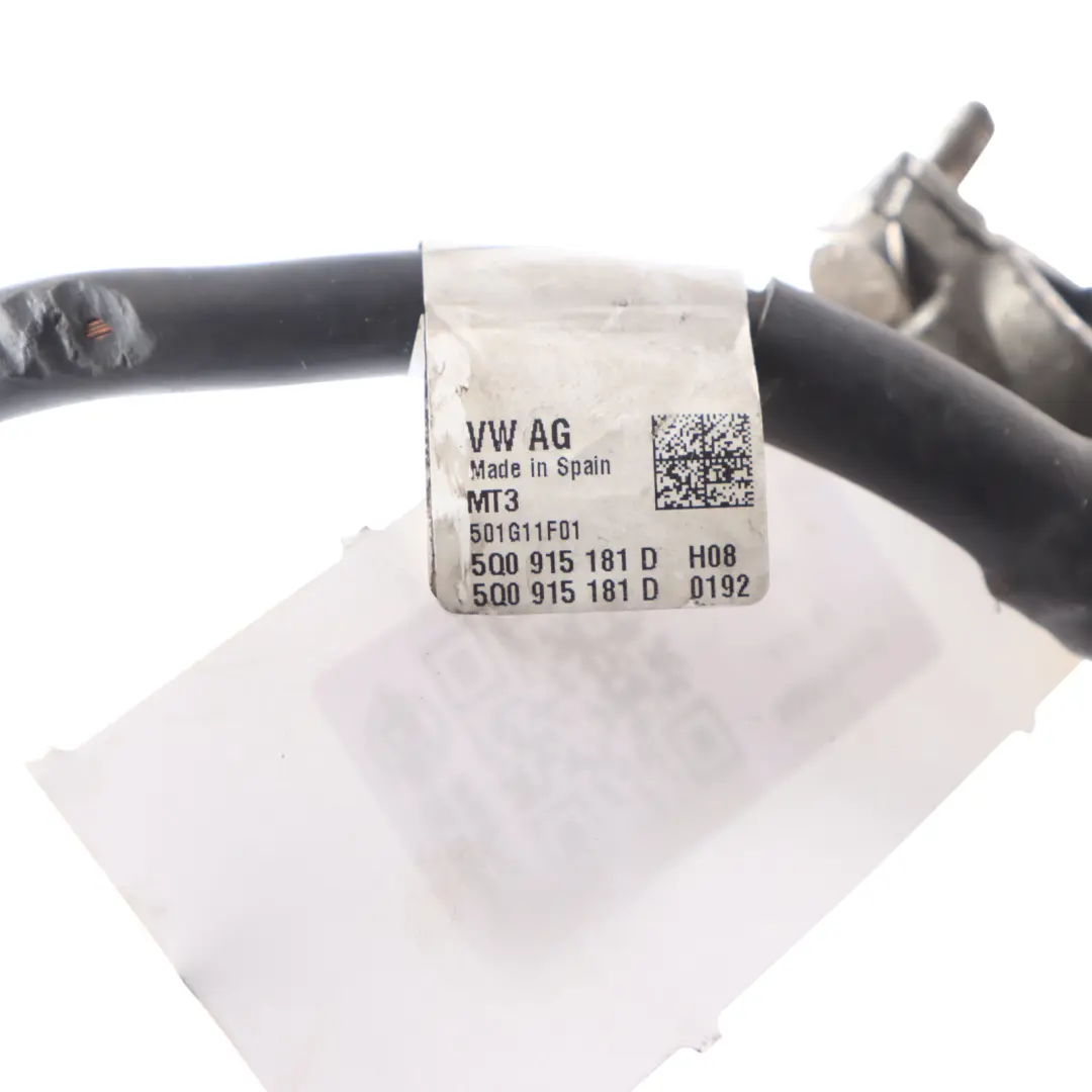 Faisceau De Câbles Pour Borne Négative De Batterie pour Audi A3 S3 8V à propos du numéro de pièce 5Q0915181D Audi A3 S3 8V Faisceau De Câbles Pour Borne Négative De Batterie - SKU 5Q0915181D - Numéro de pièce 5Q0915181D