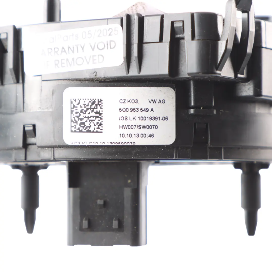 Sportback Steering Column Module Slip Ring Squib to Audi A3 S3 8V with Part number 5Q0953549A Audi A3 S3 8V Sportback Steering Column Module Slip Ring Squib - SKU 5Q0953549A - Part number 5Q0953549A