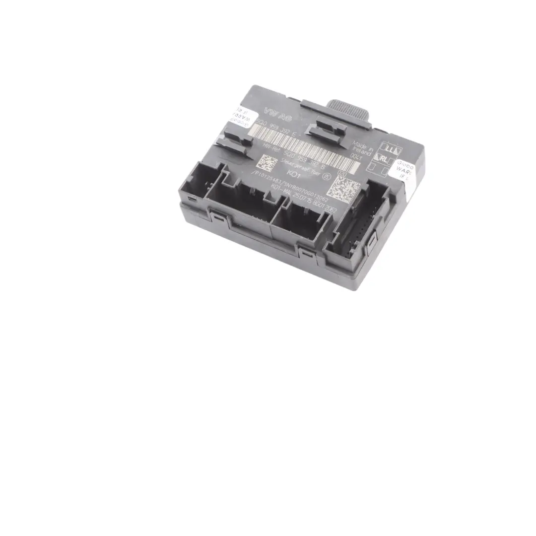 Front Door Module Unit ECU Left N/S Passenger Side to Audi A3 8V with Part number 5Q0959392E Audi A3 8V Front Door Module Unit ECU Left N/S Passenger Side - SKU 5Q0959392E - Part number 5Q0959392E