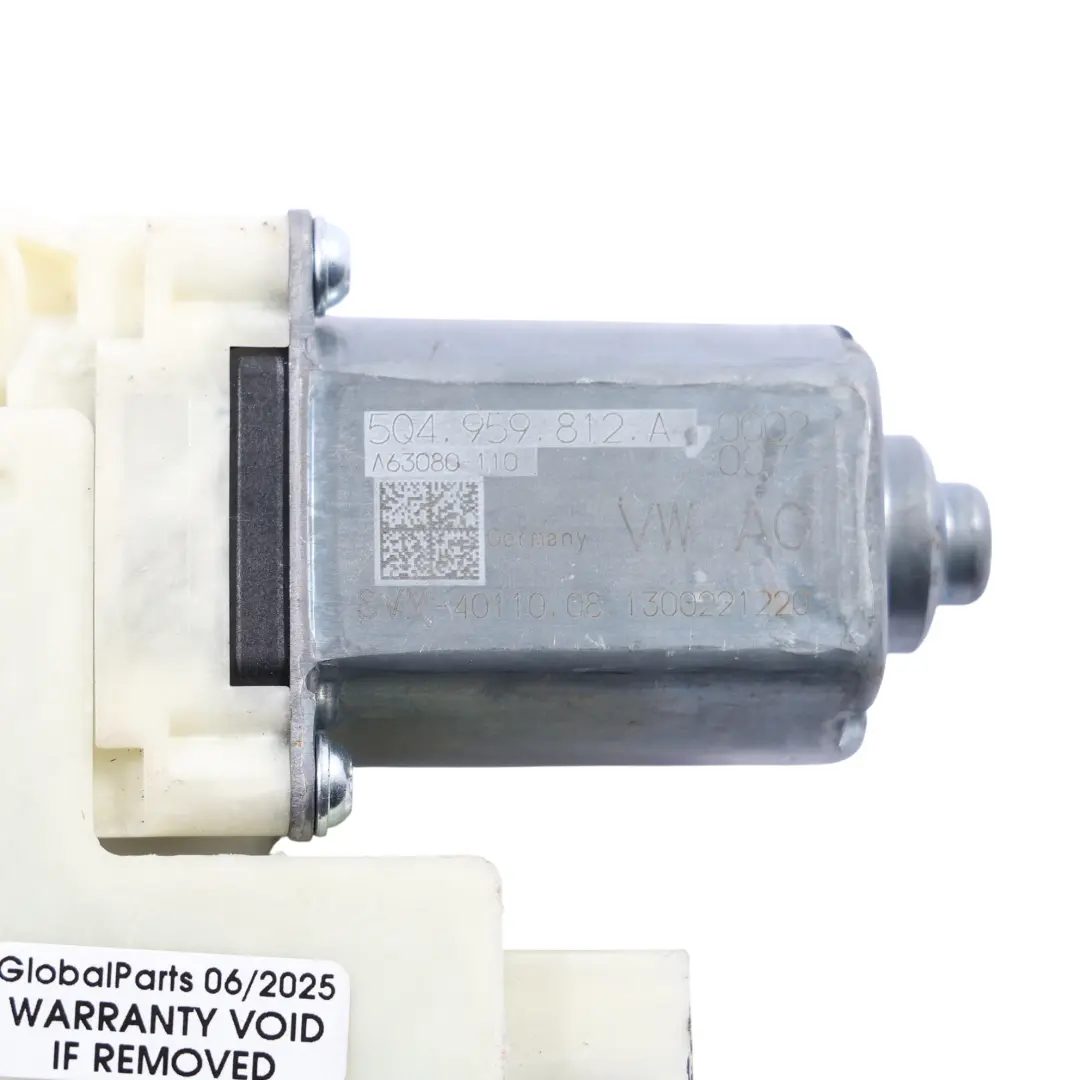 Window Lifter Regulator Motor Right O/S to VW Volkswagen Golf 7 Rear with Part number 5Q4959812F VW Volkswagen Golf 7 Rear Window Lifter Regulator Motor Right O/S - SKU 5Q4959812F - Part number 5Q4959812F