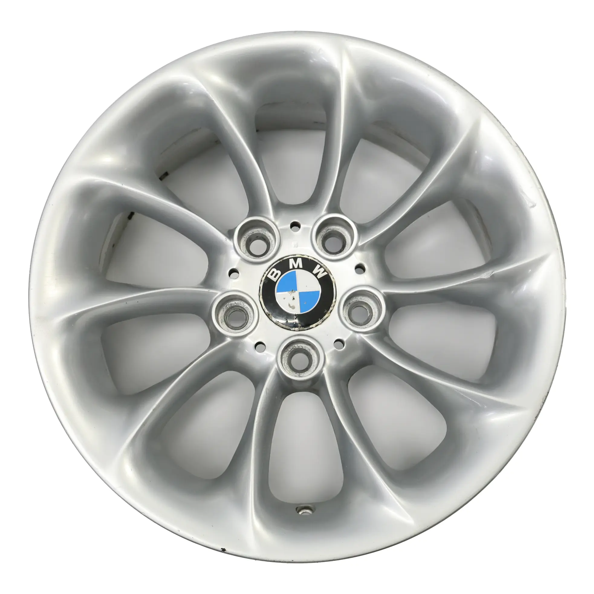 Llanta Plateada BMW Z4 E85 De 17" 8J ET:47 Estilo Turbina 106 6758191