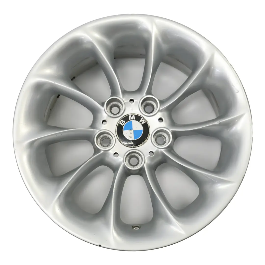 Rim 17" 8J ET:47 Turbine Styling 106 to BMW Z4 E85 Silver Wheel with Part number 6758191 BMW Z4 E85 Silver Wheel Rim 17" 8J ET:47 Turbine Styling 106 - SKU 6758191-1 - Part number 6758191