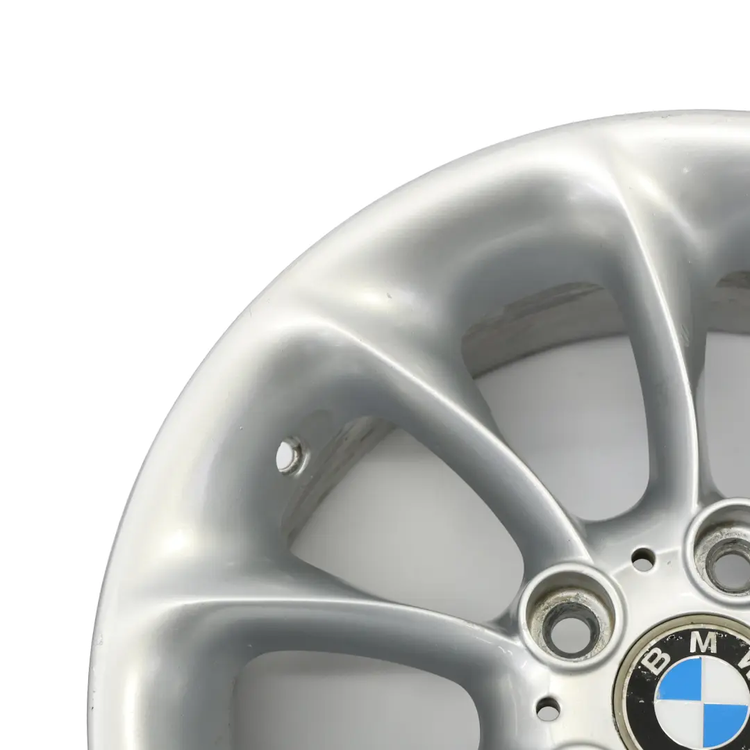 Jante Argent 17" 8J ET:47 Turbine Styling 106 pour BMW Z4 E85 Cabriolet à propos du numéro de pièce 6758191 BMW Z4 E85 Cabriolet Jante Argent 17" 8J ET:47 Turbine Styling 106 - SKU 6758191-5 - Numéro de pièce 6758191