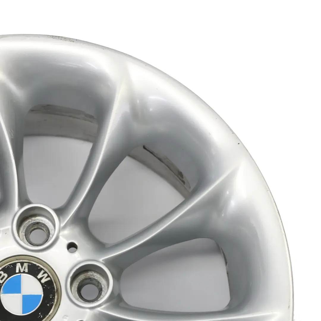 Jante Argent 17" 8J ET:47 Turbine Styling 106 pour BMW Z4 E85 Cabriolet à propos du numéro de pièce 6758191 BMW Z4 E85 Cabriolet Jante Argent 17" 8J ET:47 Turbine Styling 106 - SKU 6758191-5 - Numéro de pièce 6758191