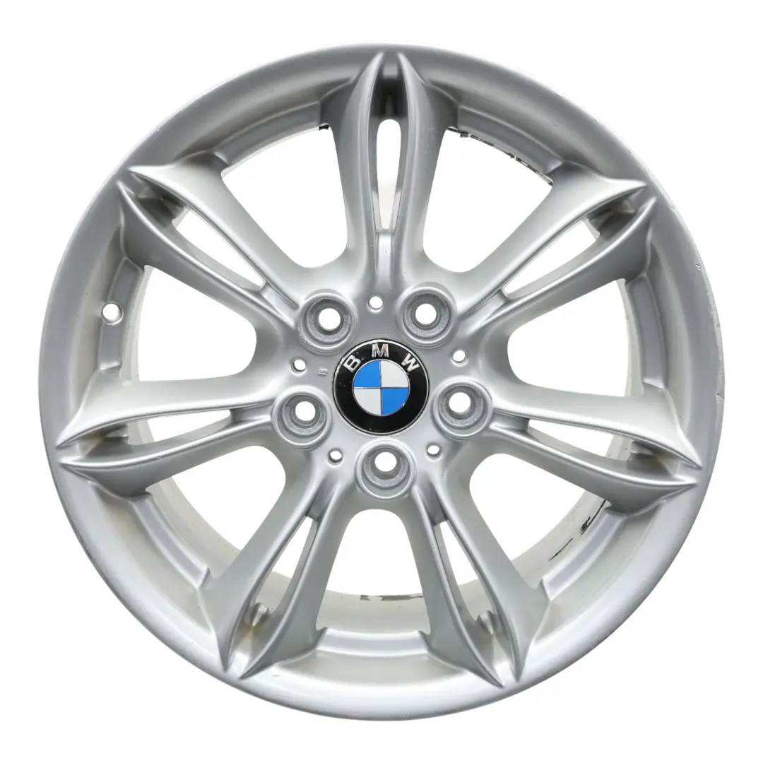 Llanta aleación plata 17 "de doble radio 103 8J ET:47 para BMW Z4 Serie E85 con número de pieza 6759841 BMW Z4 Serie E85 Llanta aleación plata 17 "de doble radio 103 8J ET:47 - SKU 6759841-2 - Número de pieza 6759841