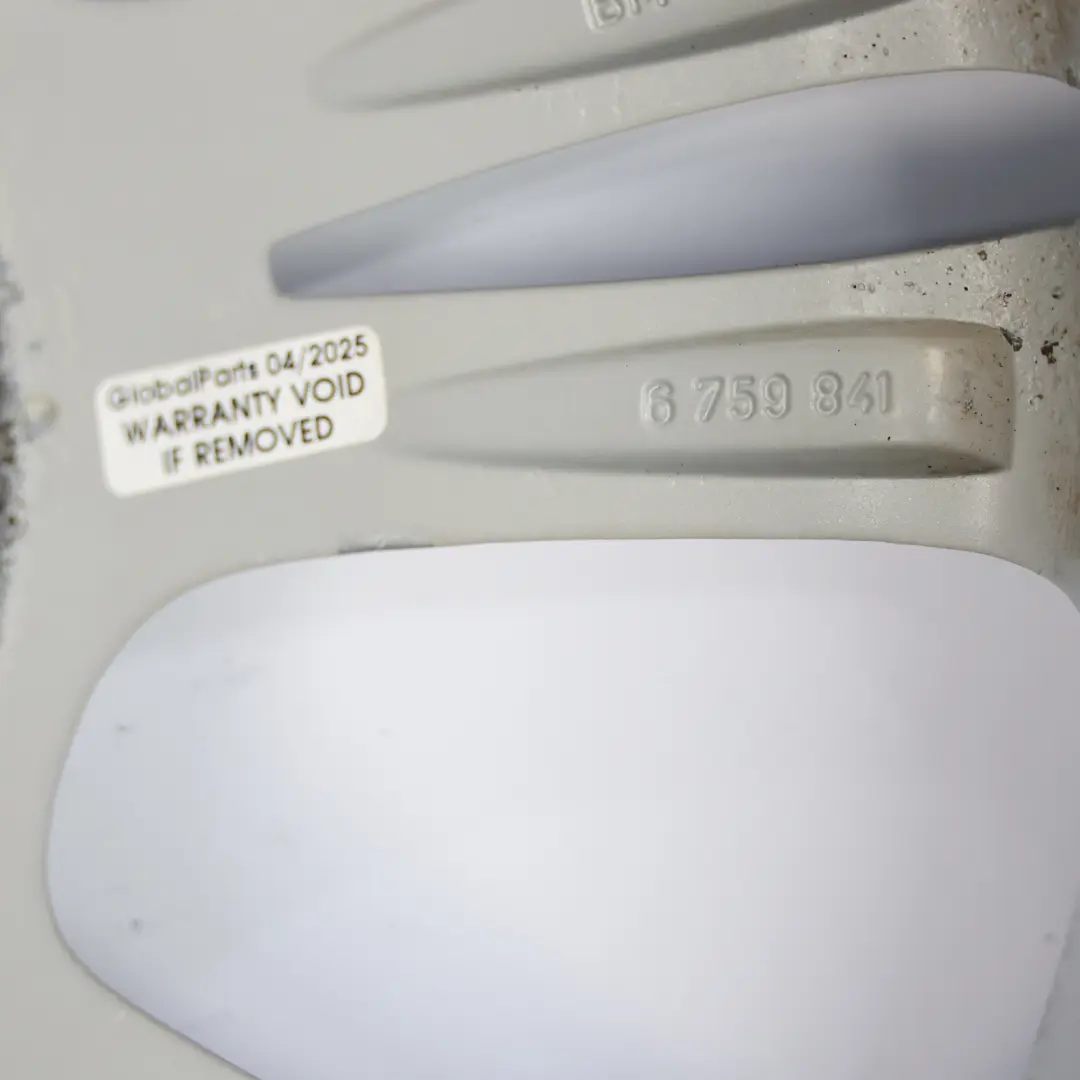 Alloy Wheel Rim 17" Double Spoke 103 8J ET:47 to BMW Z4 E85 Silver with Part number 6759841 BMW Z4 E85 Silver Alloy Wheel Rim 17" Double Spoke 103 8J ET:47 - SKU 6759841-2 - Part number 6759841