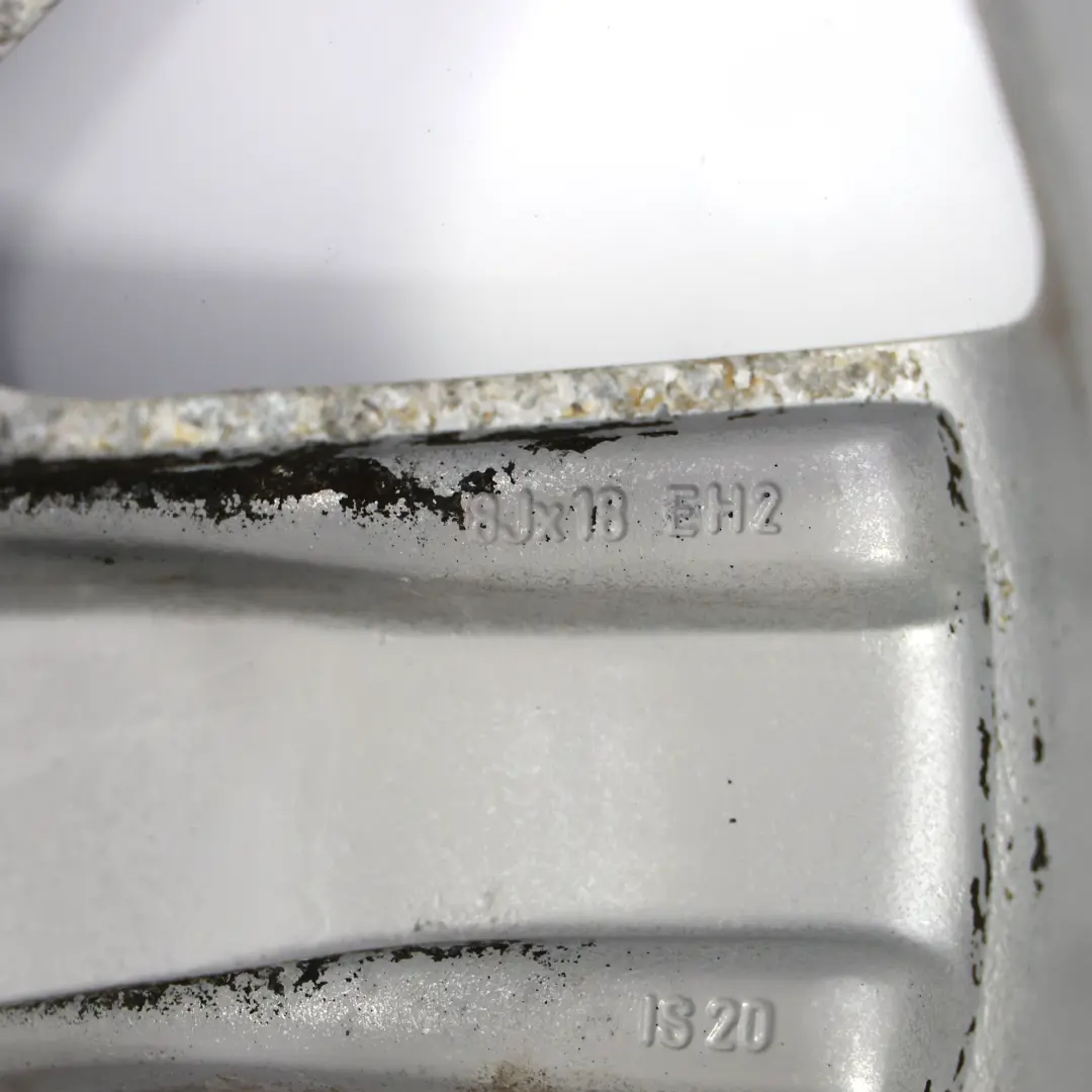 Alloy Wheel Rim 18" Star Spoke 123 8J ET:20 to BMW E60 E61 Silver with Part number 6760616 BMW E60 E61 Silver Alloy Wheel Rim 18" Star Spoke 123 8J ET:20 - SKU 6760616-3 - Part number 6760616