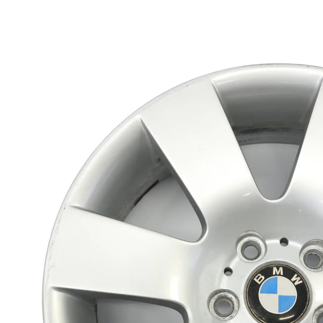 Alloy Wheel Rim 18" Star Spoke 123 8J ET:20 to BMW E60 E61 Silver with Part number 6760616 BMW E60 E61 Silver Alloy Wheel Rim 18" Star Spoke 123 8J ET:20 - SKU 6760616-3 - Part number 6760616
