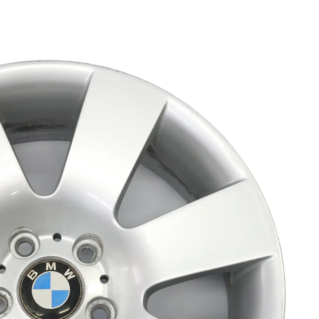 Alloy Wheel Rim 18" Star Spoke 123 8J ET:20 to BMW E60 E61 Silver with Part number 6760616 BMW E60 E61 Silver Alloy Wheel Rim 18" Star Spoke 123 8J ET:20 - SKU 6760616-3 - Part number 6760616
