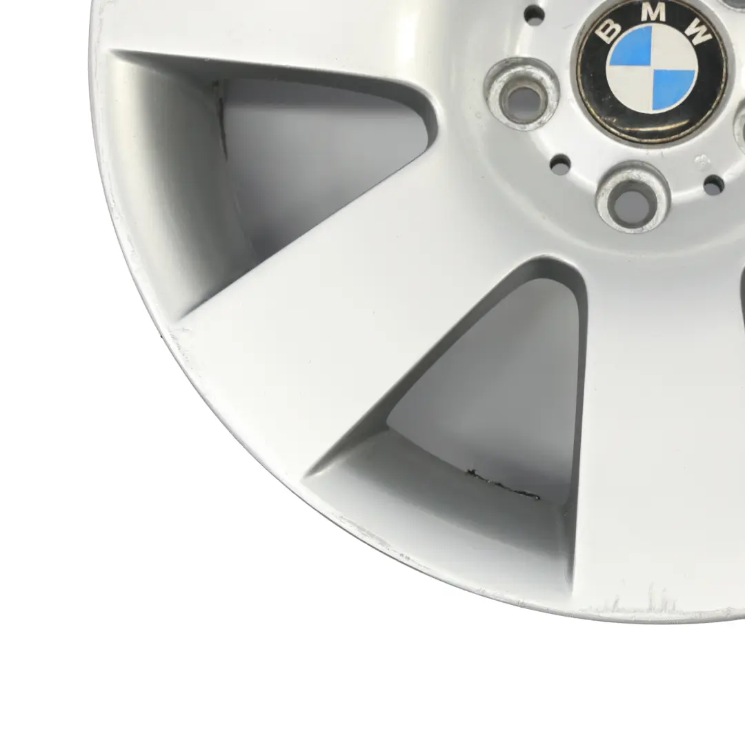 Alloy Wheel Rim 18" Star Spoke 123 8J ET:20 to BMW E60 E61 Silver with Part number 6760616 BMW E60 E61 Silver Alloy Wheel Rim 18" Star Spoke 123 8J ET:20 - SKU 6760616-3 - Part number 6760616