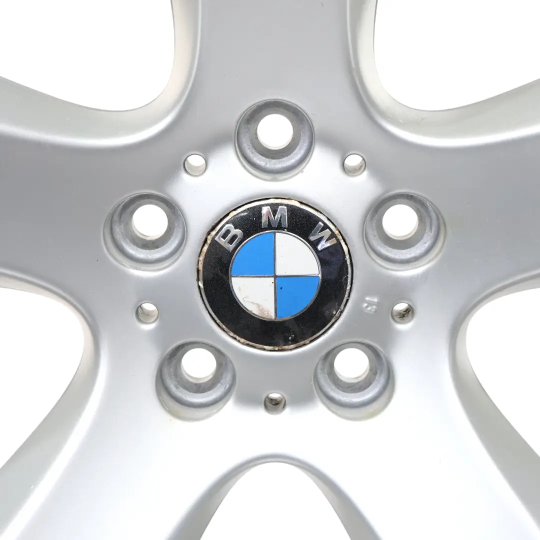 Alloy Rim 19" Star Spoke 132 10J ET:45 to BMW X5 Series E53 Rear Silver Wheel with Part number 6761932 BMW X5 Series E53 Rear Silver Wheel Alloy Rim 19" Star Spoke 132 10J ET:45 - SKU 6761932-3 - Part number 6761932