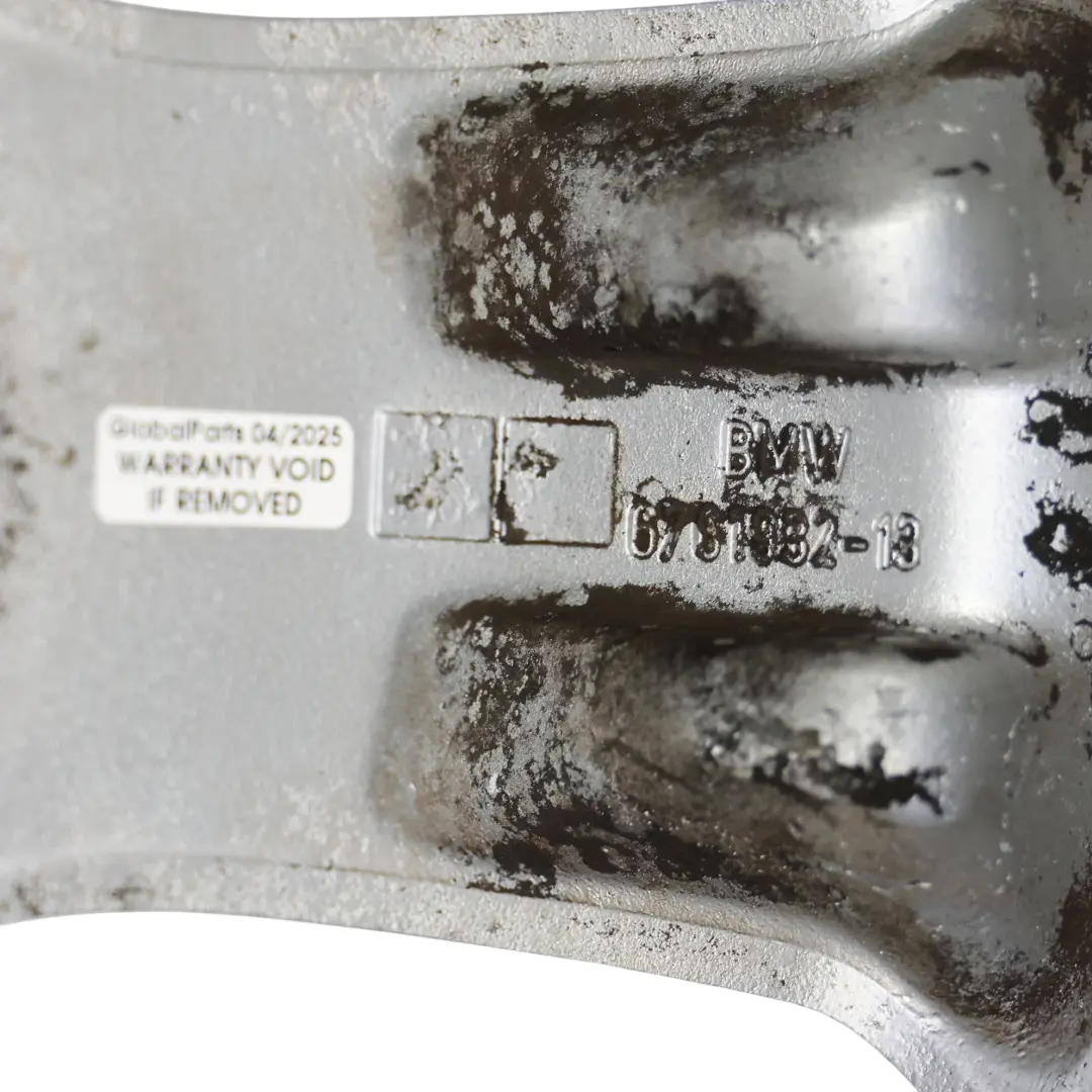 Alloy Rim 19" Star Spoke 132 10J ET:45 to BMW X5 Series E53 Rear Silver Wheel with Part number 6761932 BMW X5 Series E53 Rear Silver Wheel Alloy Rim 19" Star Spoke 132 10J ET:45 - SKU 6761932-4 - Part number 6761932