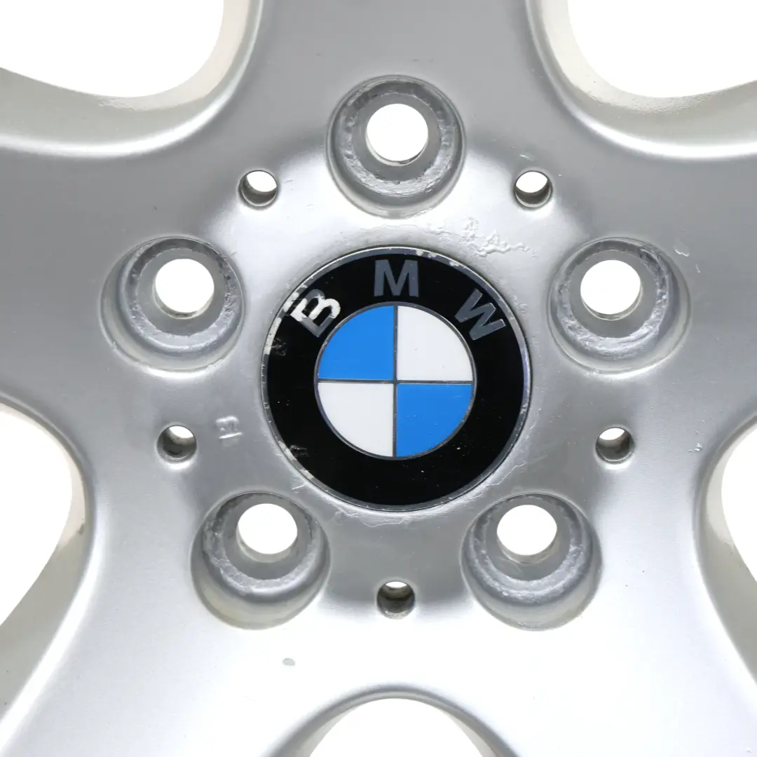 Alloy Rim 19" Star Spoke 132 10J ET:45 to BMW X5 Series E53 Rear Silver Wheel with Part number 6761932 BMW X5 Series E53 Rear Silver Wheel Alloy Rim 19" Star Spoke 132 10J ET:45 - SKU 6761932-4 - Part number 6761932