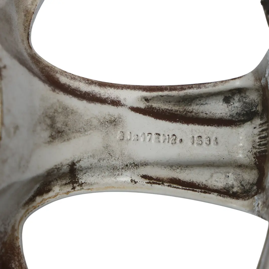 Silberne Leichtmetallfelge 17" Sternspeiche 185 8J ET:34 für BMW E90 E91 E92 mit Teilenummer 6764623 BMW E90 E91 E92 Silberne Leichtmetallfelge 17" Sternspeiche 185 8J ET:34 - SKU 6764623-2 - Teilenummer 6764623