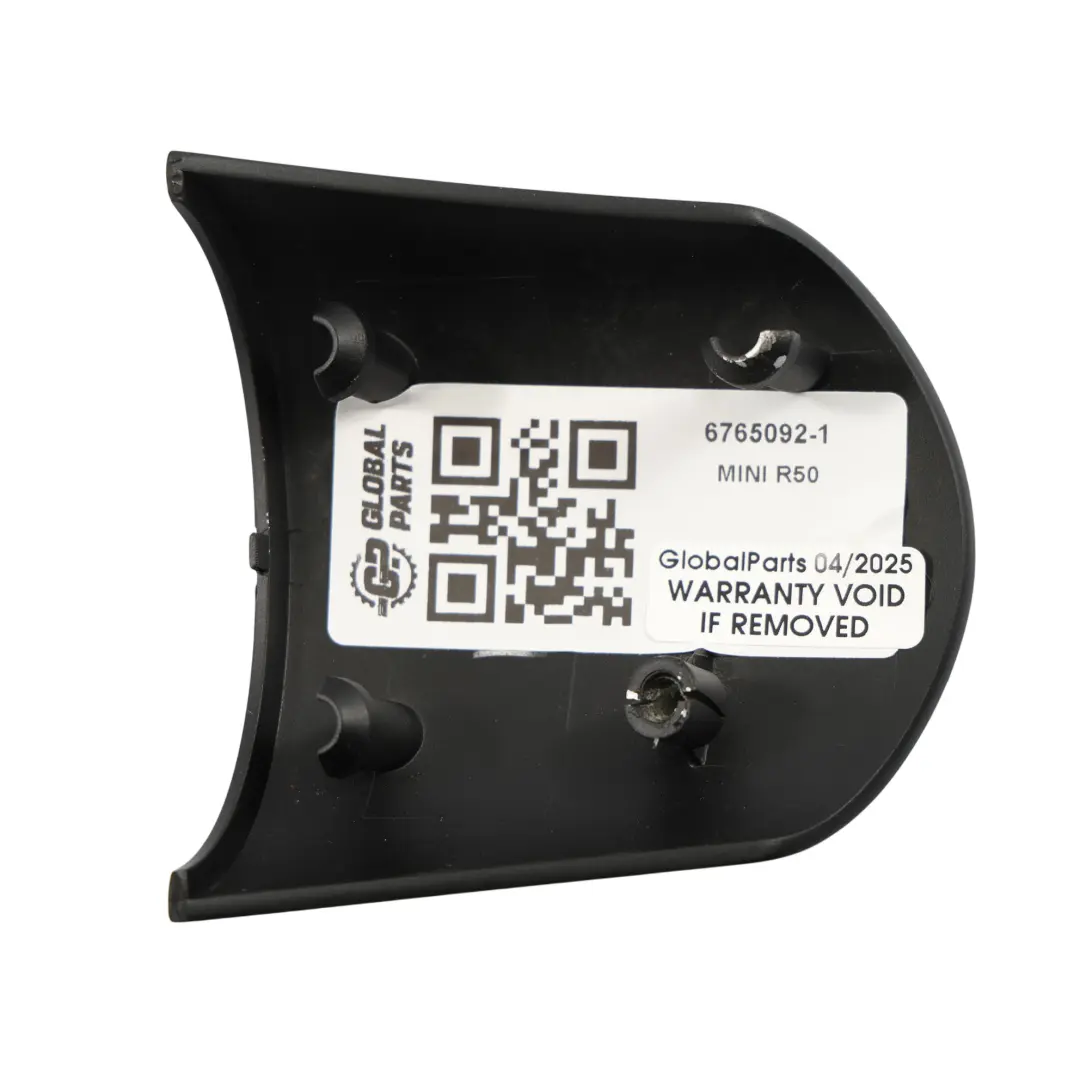  Embellecedor Volante Mini R50 R52 R53 Sport Tres Radios Tapa Inferior Negro - SKU 6765092-1 - Número de pieza 6765092