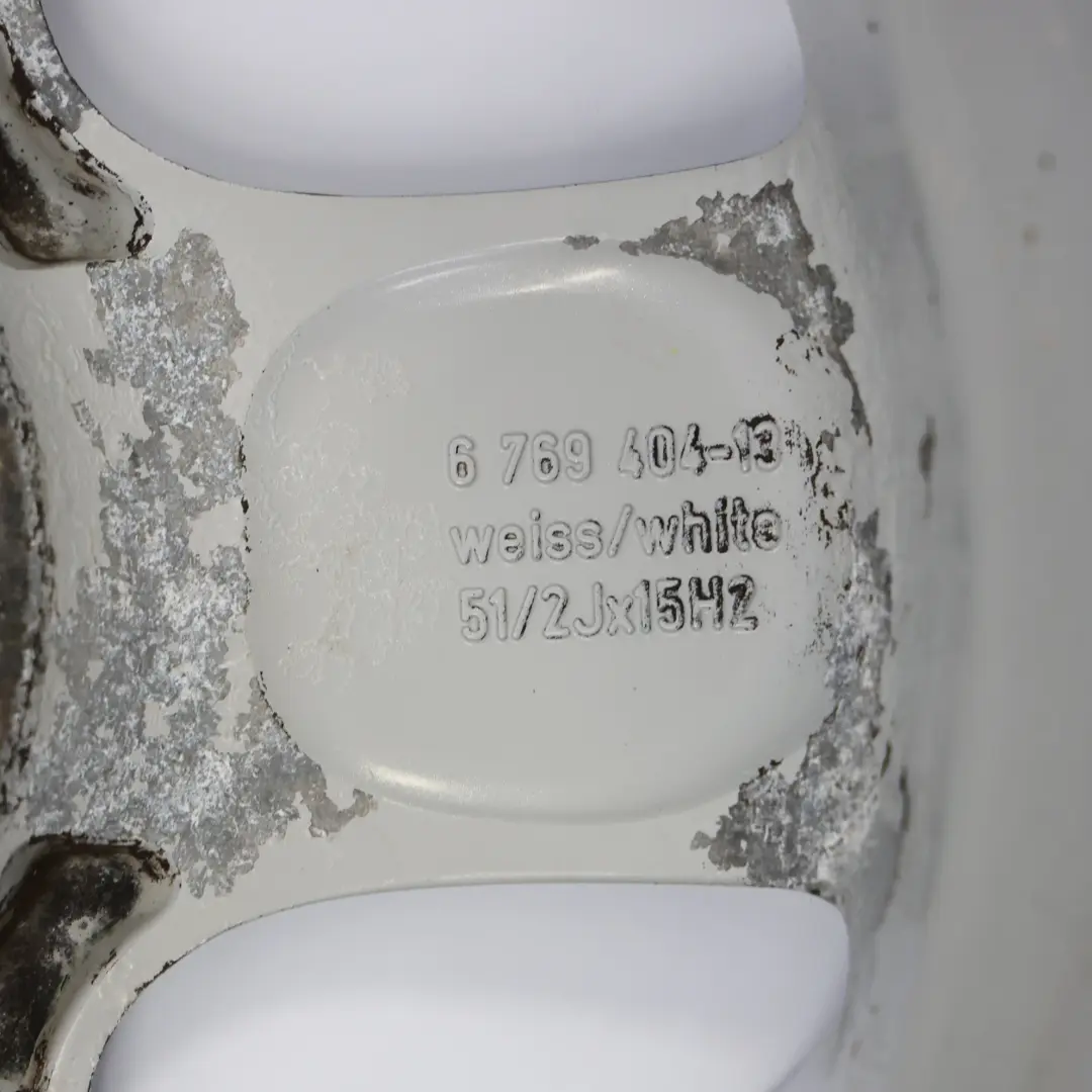 Mini Cooper One R50 R55 R56 Silver Wheel Alloy Rim 15" 5-Start Spooler 100 - SKU 6768498-1 - Part number 6768498