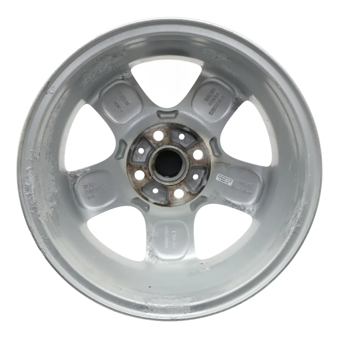 Mini Cooper R50 R56 Llanta aleación plateada 15" 5,5J ET:45 5-Start Spooler 100 - SKU 6768498-7 - Número de pieza 6768498