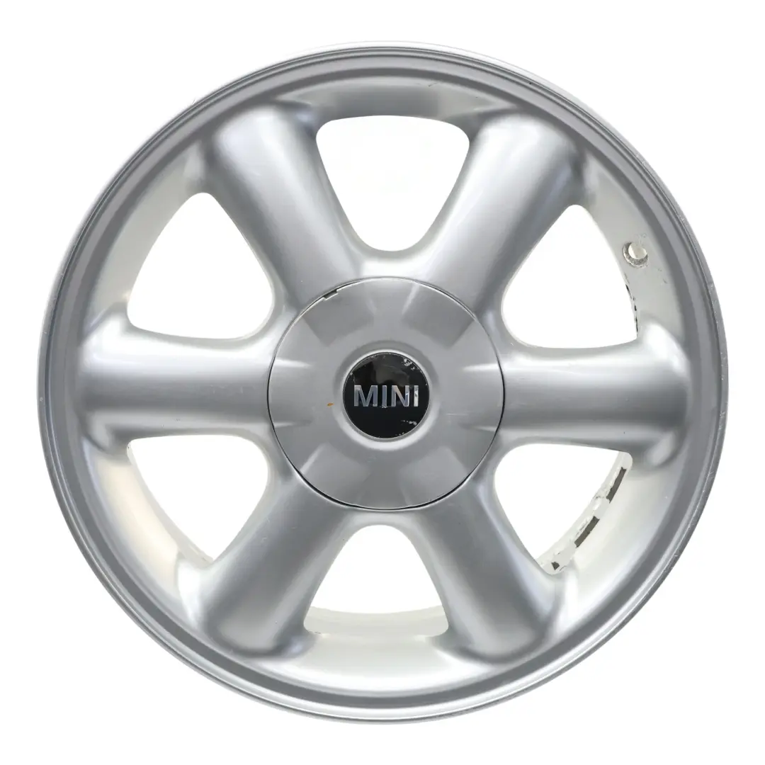 Srebrna Felga Aluminiowa 15" 5,5J ET:45 do Mini R50 R56 o numerze 6769405 Mini R50 R56 Srebrna Felga Aluminiowa 15" 5,5J ET:45 - SKU 6769405-2 - Numer Części 6769405
