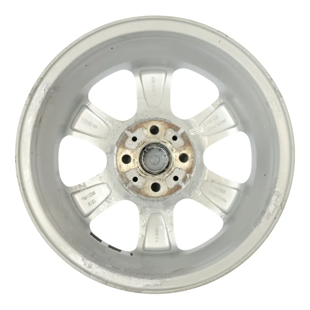 Cerchi Lega Argento 15" ET:45 5,5J Rotator Spoke 101 per Mini One R50 R56 con numero di parte 6769405 Mini One R50 R56 Cerchi Lega Argento 15" ET:45 5,5J Rotator Spoke 101 - SKU 6769405-2 - Numero di parte 6769405