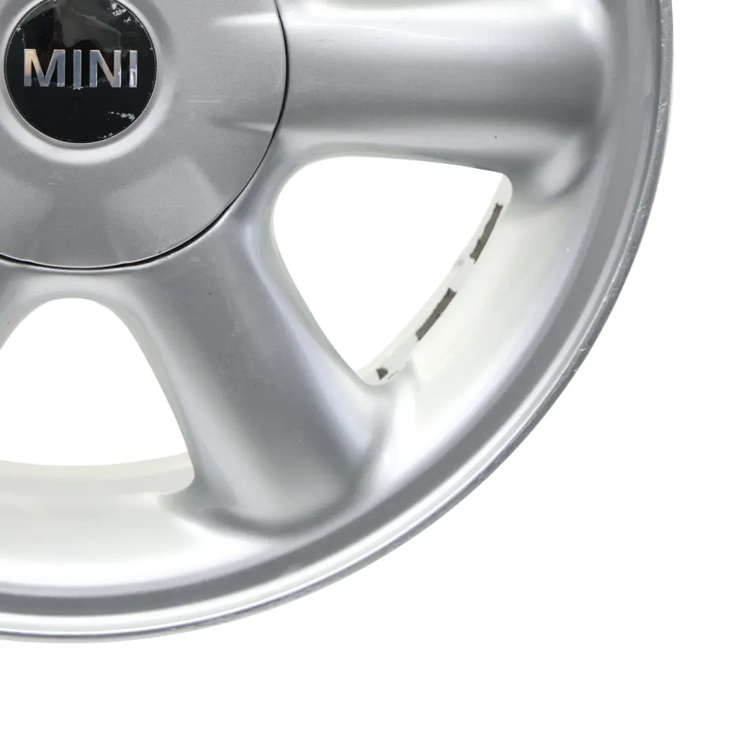 Cerchi Lega Argento 15" ET:45 5,5J Rotator Spoke 101 per Mini One R50 R56 con numero di parte 6769405 Mini One R50 R56 Cerchi Lega Argento 15" ET:45 5,5J Rotator Spoke 101 - SKU 6769405-2 - Numero di parte 6769405