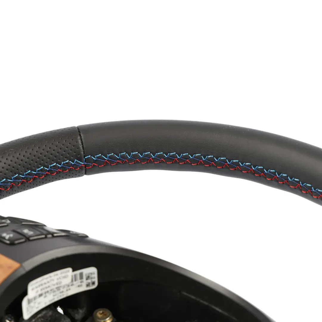 BMW X5 E53 NEW Black Leather Sport Steering Wheel 3 Spoke M-tricoloured - SKU 6770422-2 - Part number 6770422